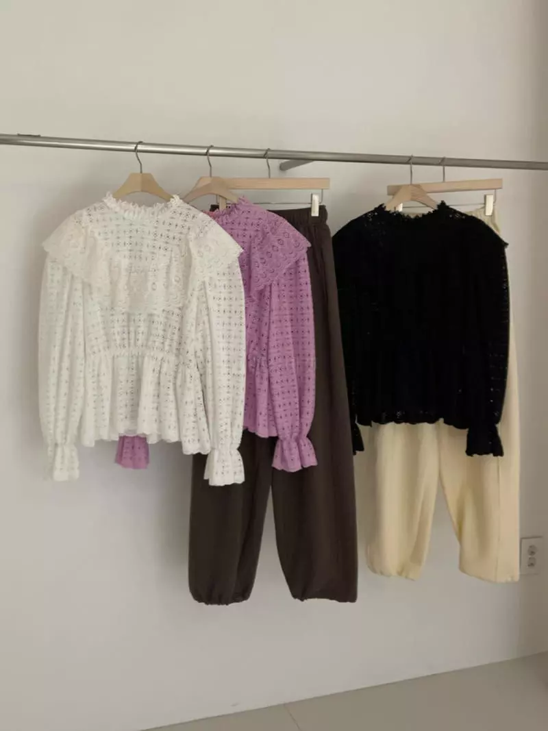 140 Avenue - Korean Women Fashion - #momslook - Penny Fleece Blouse - 7