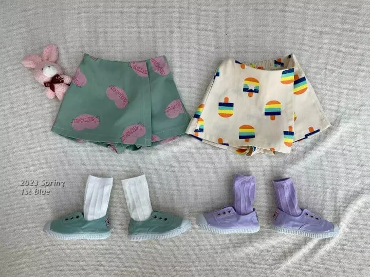 1st Blue - Korean Children Fashion - #kidsshorts - Spring Pants - 4