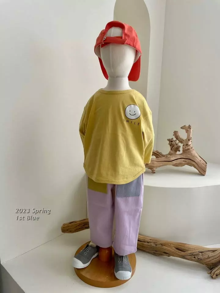 1st Blue - Korean Children Fashion - #kidzfashiontrend - Blending Happy Tee - 6