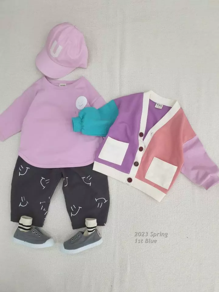 1st Blue - Korean Children Fashion - #minifashionista - Color Cardigan - 4