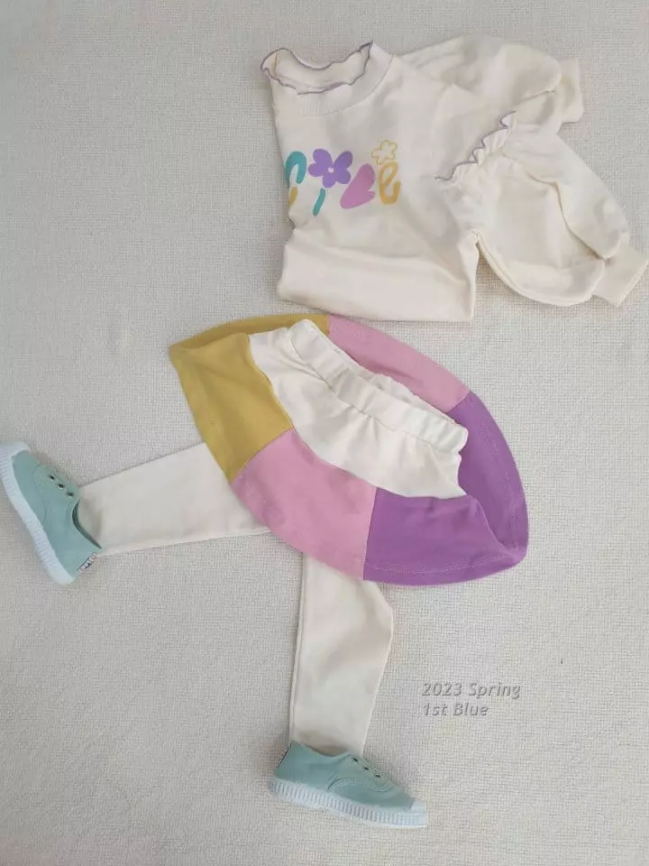 1st Blue - Korean Children Fashion - #todddlerfashion - Tutu Skirt Leggings - 3