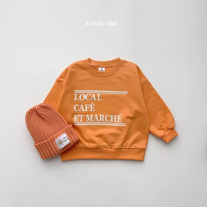 A Level - Korean Children Fashion - #Kfashion4kids - Local Letter Sweatshirt