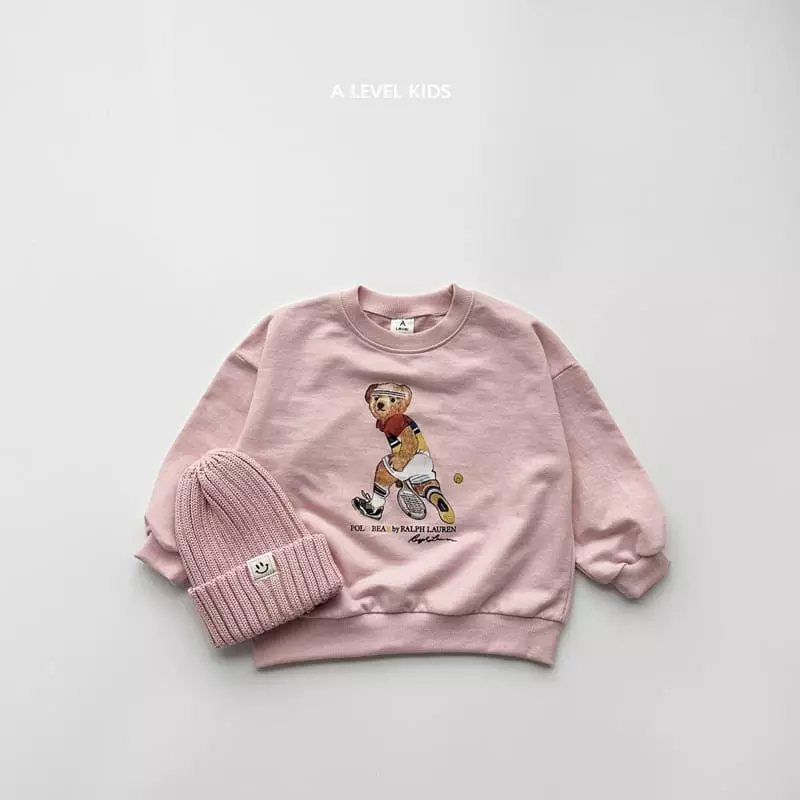 A Level - Korean Children Fashion - #Kfashion4kids - Tennis Bear Sweatshirt - 2