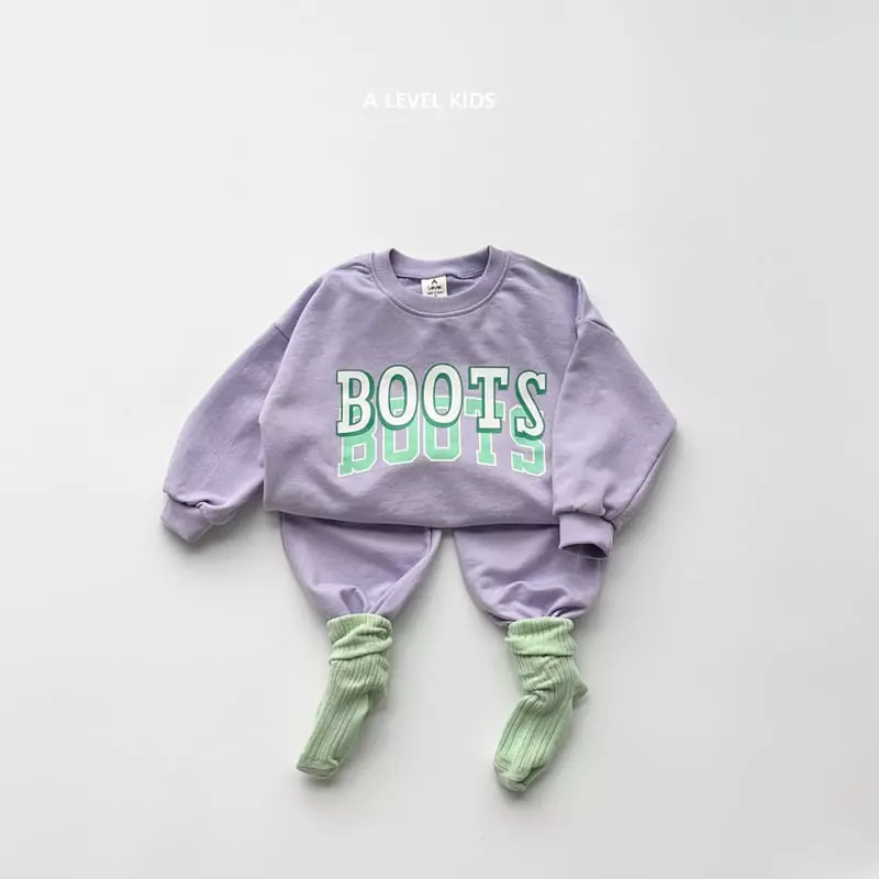 A Level - Korean Children Fashion - #fashionkids - Boots Top Bottom Set - 2