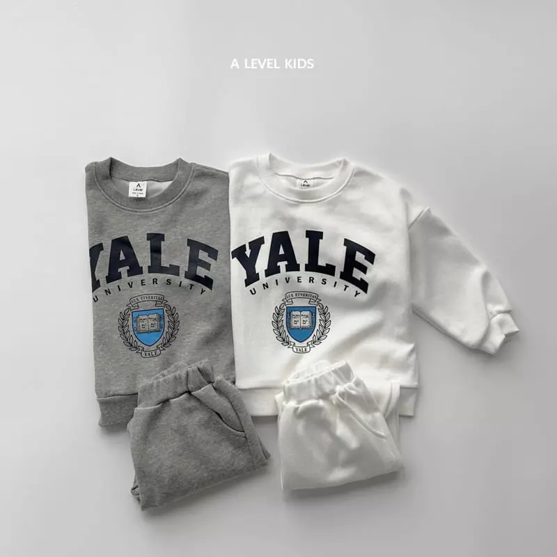A Level - Korean Children Fashion - #kidzfashiontrend - Yale Top Bottom Set - 7