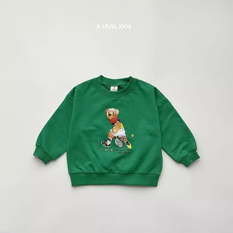 A Level - Korean Children Fashion - #kidzfashiontrend - Tennis Bear Sweatshirt