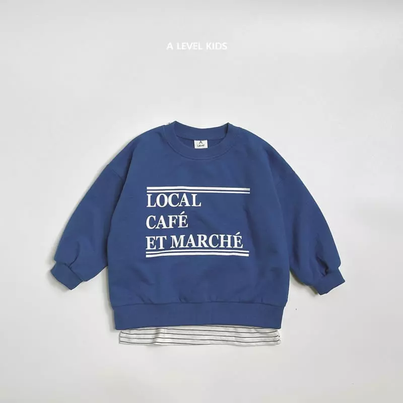 A Level - Korean Children Fashion - #littlefashionista - Local Letter Sweatshirt - 2