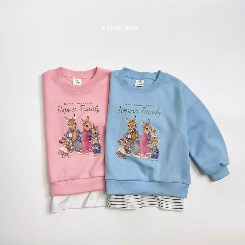 A Level - Korean Children Fashion - #toddlerclothing - Rabbit Family Sweatshirt - 6