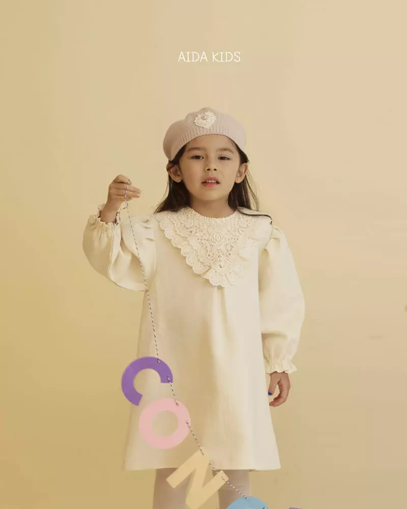 Aida - Korean Baby Fashion - #babyboutiqueclothing - Lace Bib One-piece - 3
