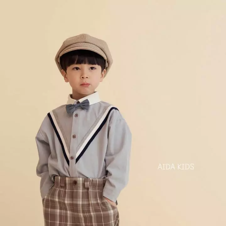 Aida - Korean Baby Fashion - #babygirlfashion - New V Shirt