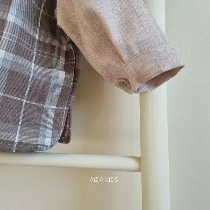 Aida - Korean Baby Fashion - #babywear - New Dandy Check Jacket - 5