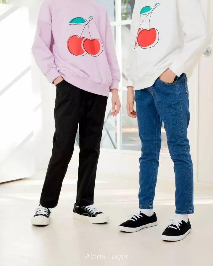 Aloha Suger - Korean Children Fashion - #stylishchildhood - Skinny Jeans - 4