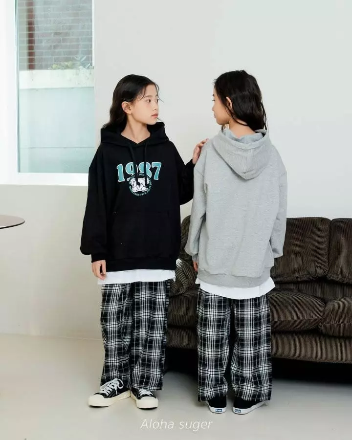 Aloha Suger - Korean Children Fashion - #childrensboutique - 1987 Hoody Tee - 3