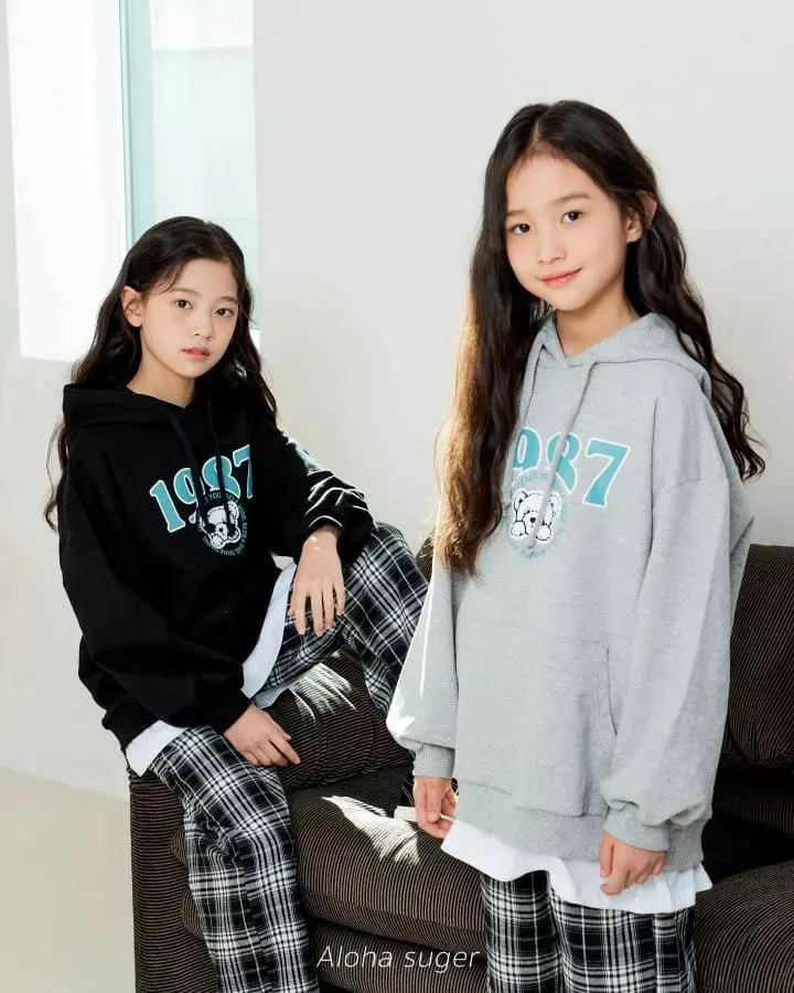 Aloha Suger - Korean Children Fashion - #childrensboutique - 1987 Hoody Tee - 4
