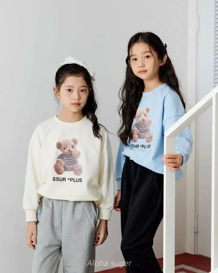 Aloha Suger - Korean Children Fashion - #fashionkids - Baby Bear Sweatshirt - 2