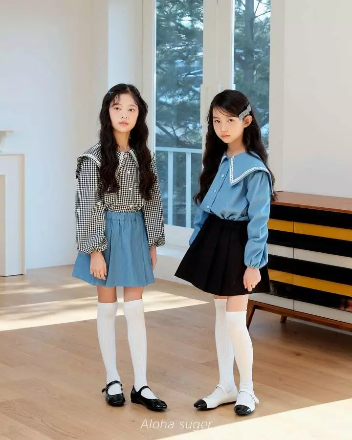 Aloha Suger - Korean Children Fashion - #kidsstore - Mi Woo Skirt