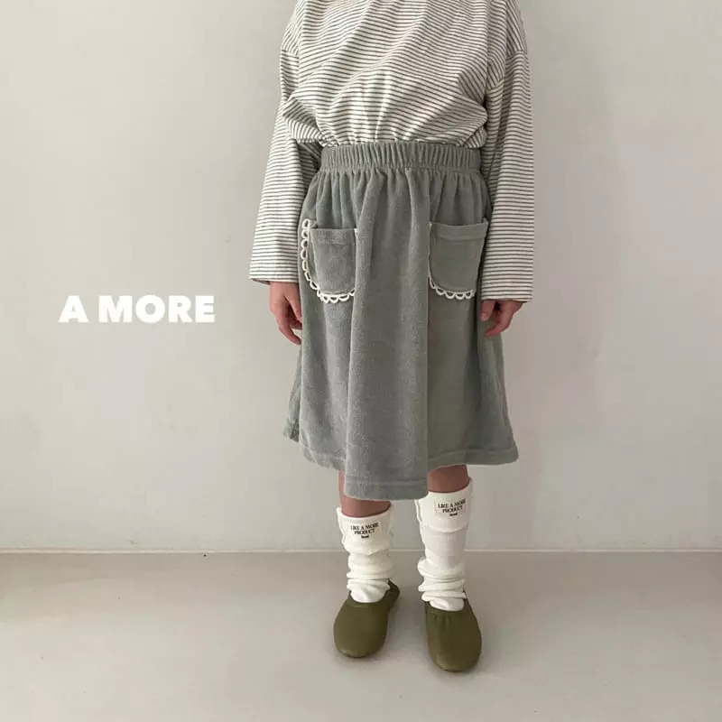 Amore - Korean Children Fashion - #childofig - Pocket Skirt - 4