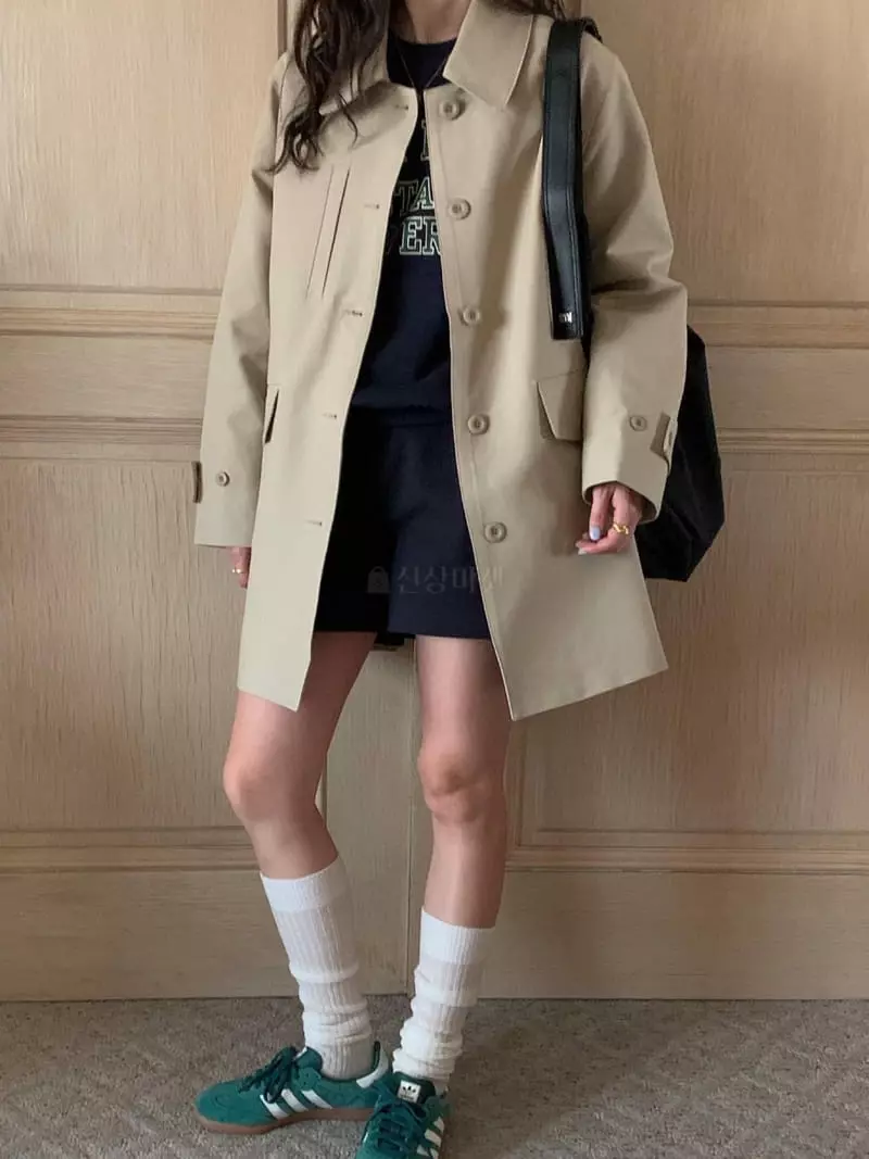 And Floyd - Korean Women Fashion - #momslook - Lewen Half Coat - 5