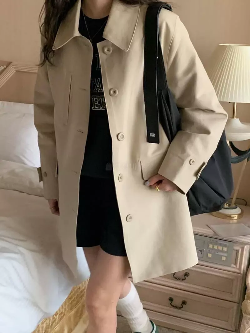And Floyd - Korean Women Fashion - #momslook - Lewen Half Coat - 7