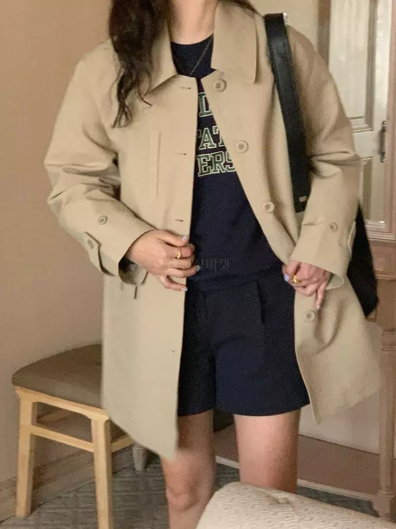 And Floyd - Korean Women Fashion - #momslook - Lewen Half Coat - 4