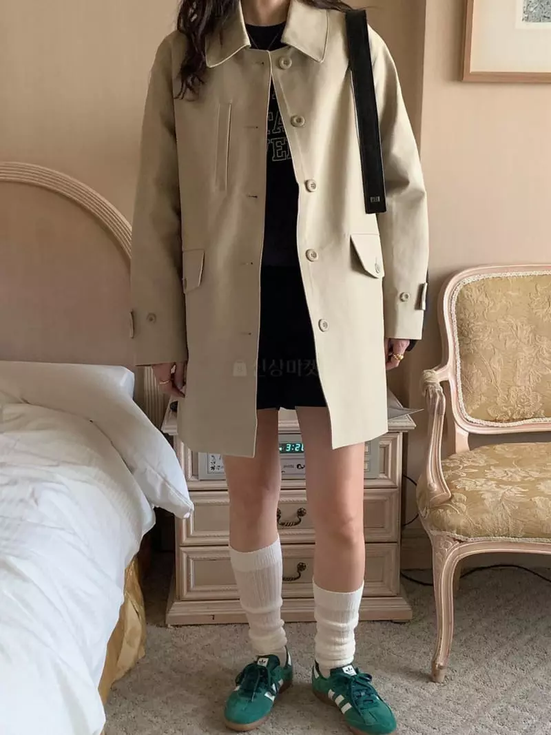 And Floyd - Korean Women Fashion - #womensfashion - Lewen Half Coat - 6