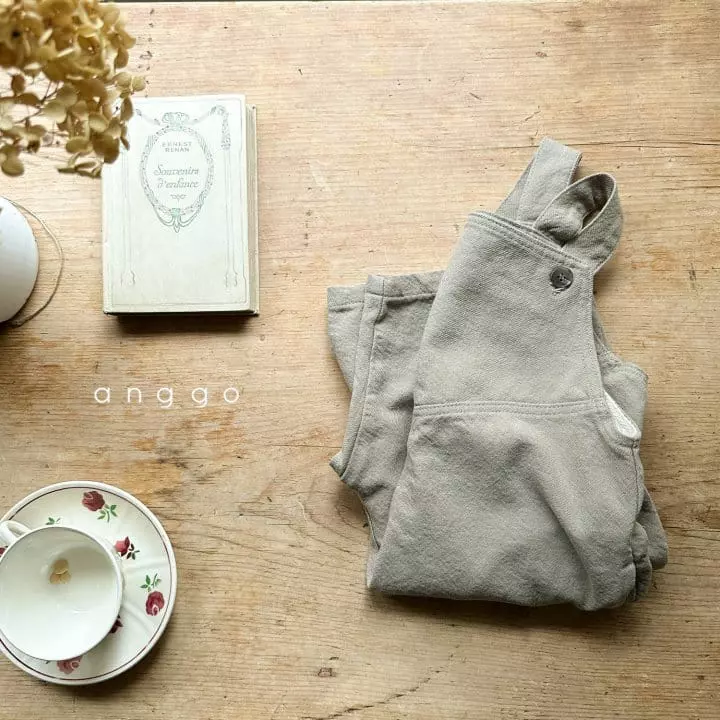 Anggo - Korean Baby Fashion - #babyboutique - Shu Overalls Denim - 4