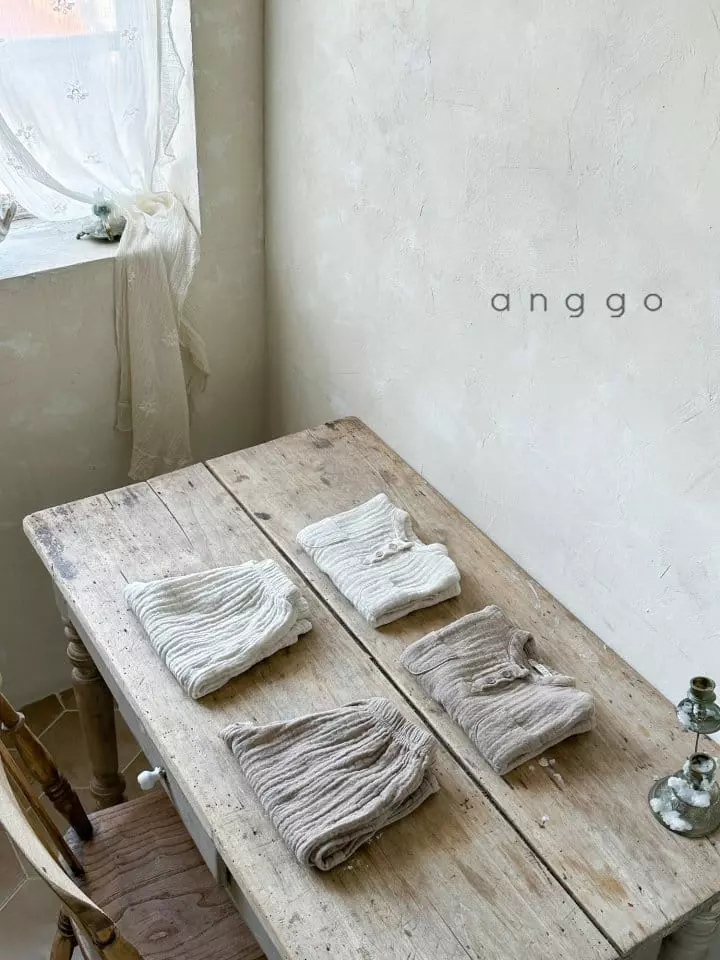 Anggo - Korean Baby Fashion - #babyboutiqueclothing - Marlang Top Bottom Set - 7