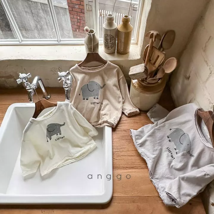 Anggo - Korean Baby Fashion - #babyboutiqueclothing - Nose Is Hand Tee - 2
