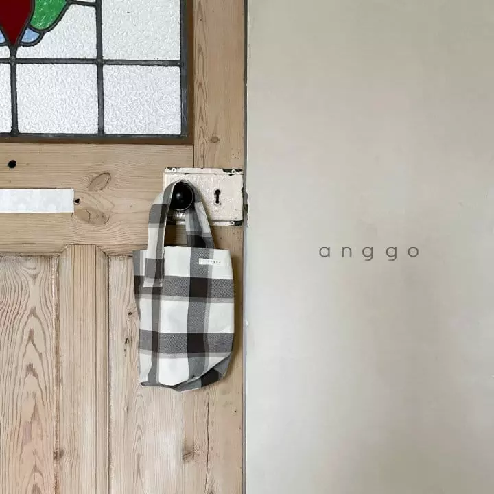 Anggo - Korean Baby Fashion - #babyclothing - Checks Choco Bag - 2