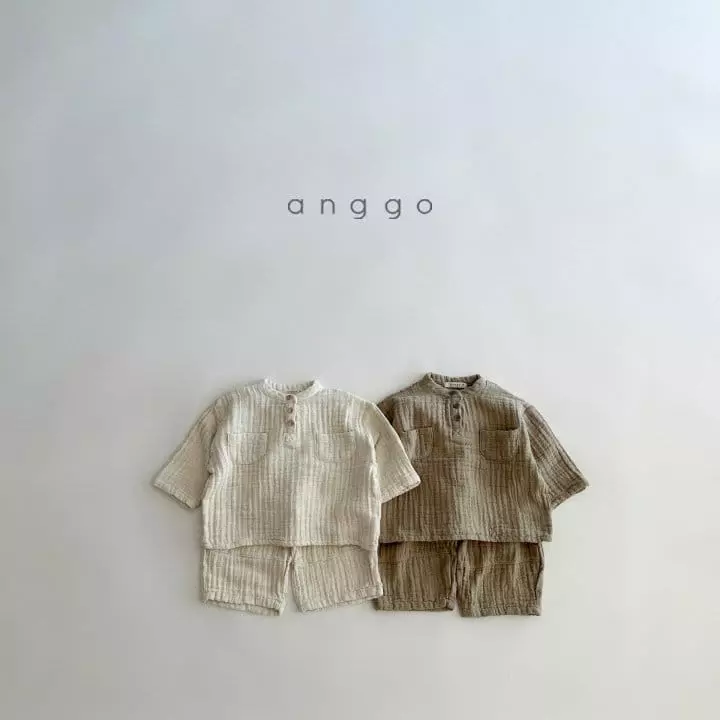 Anggo - Korean Baby Fashion - #babyfashion - Marlang Top Bottom Set - 9