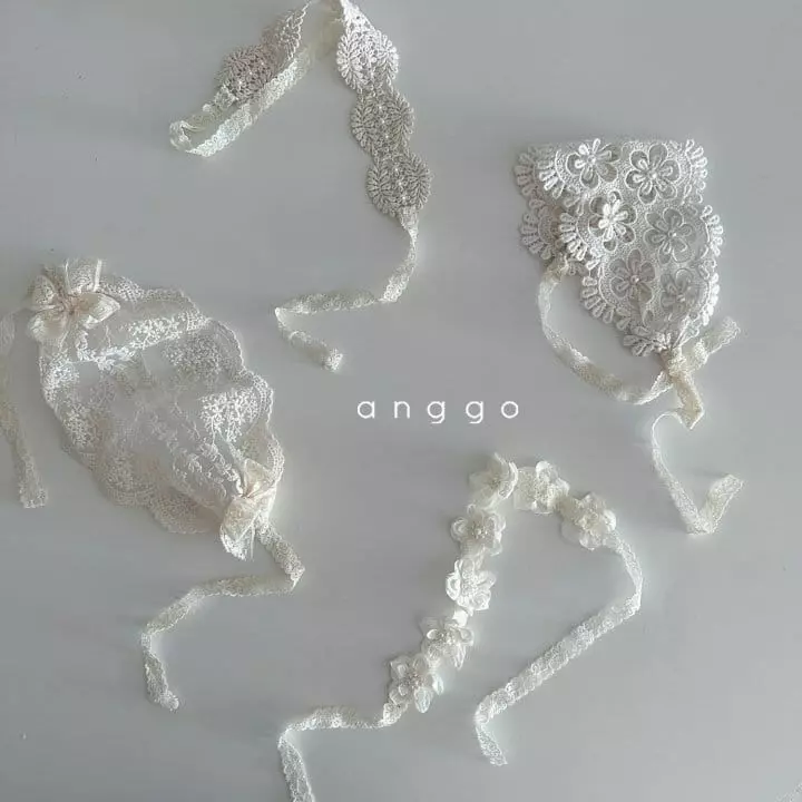 Anggo - Korean Baby Fashion - #babygirlfashion - Lace Hiarband Anna - 6