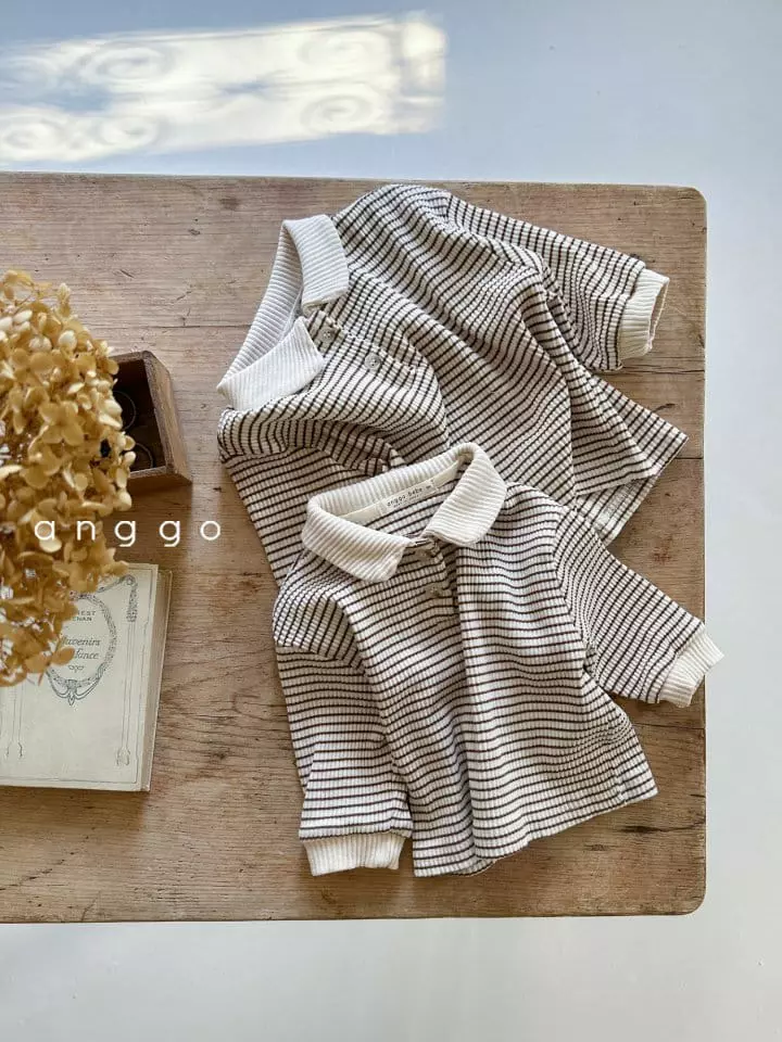 Anggo - Korean Baby Fashion - #babygirlfashion - Cat Collar Tee - 7