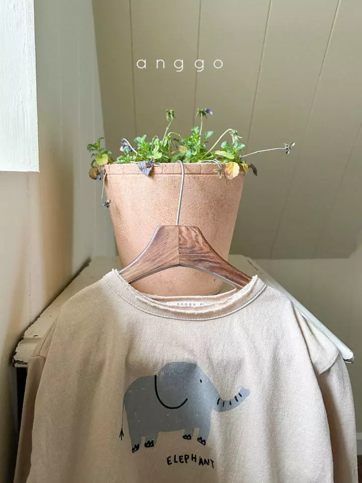 Anggo - Korean Baby Fashion - #babyootd - Nose Is Hand Tee - 9