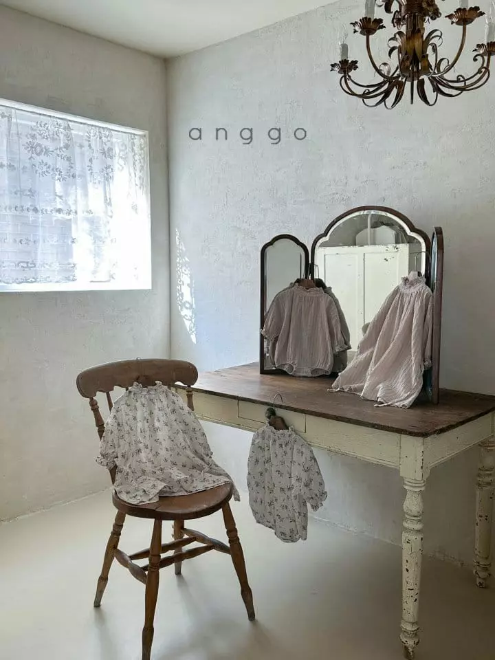 Anggo - Korean Baby Fashion - #babyootd - Herb Bodysuit Flower - 4