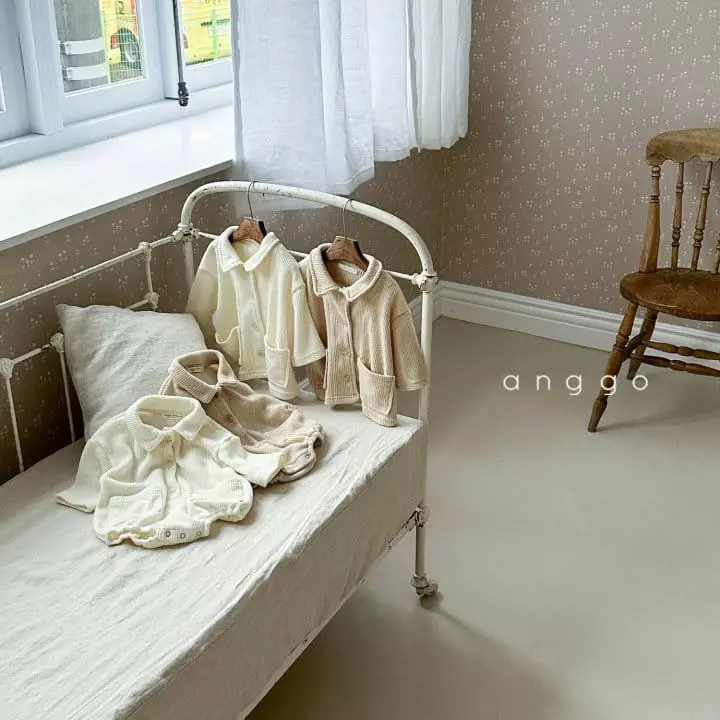 Anggo - Korean Baby Fashion - #babyoutfit - Custard Bodysuit - 2