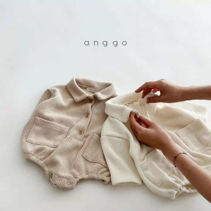 Anggo - Korean Baby Fashion - #babyoutfit - Custard Bodysuit - 4