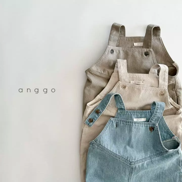 Anggo - Korean Baby Fashion - #onlinebabyshop - Shu Overalls Denim - 2