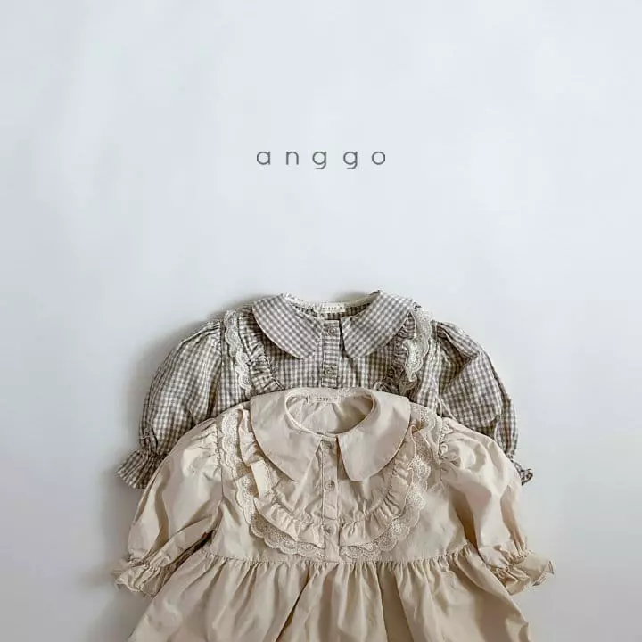 Anggo - Korean Children Fashion - #childofig - Cookie One-piece Beige - 7