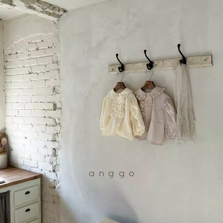 Anggo - Korean Children Fashion - #littlefashionista - Cream Cheese Blouse - 4
