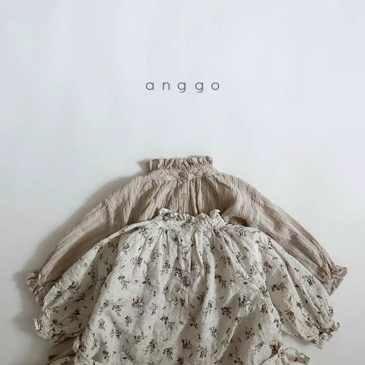 Anggo - Korean Children Fashion - #minifashionista - Herb One-piece Beige - 8