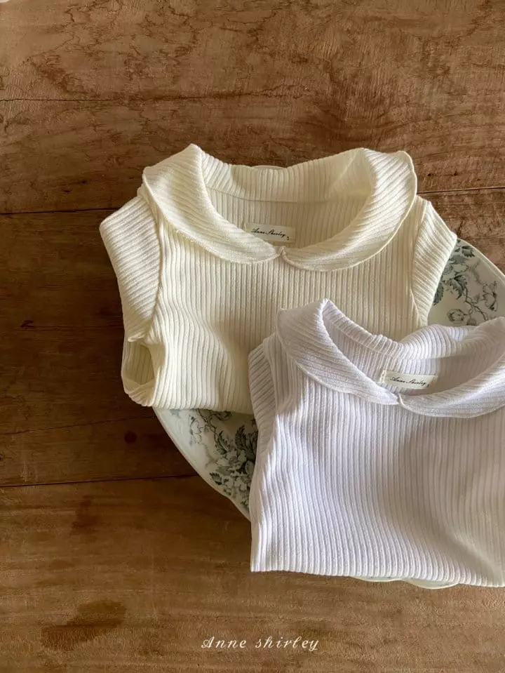 Anne Shirley - Korean Baby Fashion - #babyboutiqueclothing - Girl Rib Collar Tee - 5