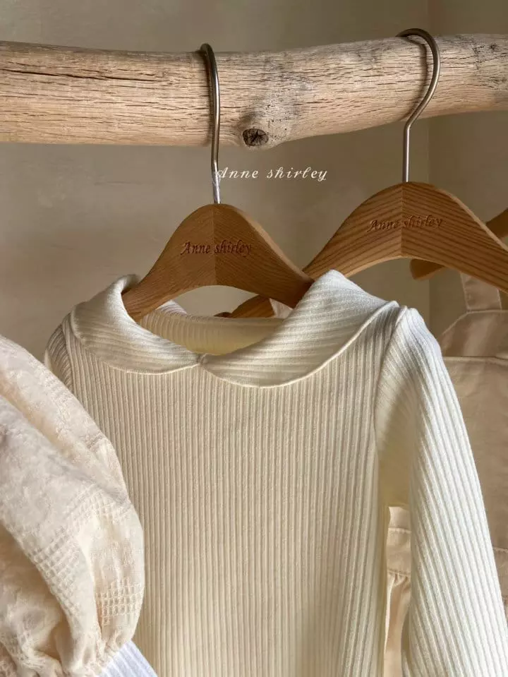 Anne Shirley - Korean Baby Fashion - #babyoninstagram - Girl Rib Collar Tee - 11