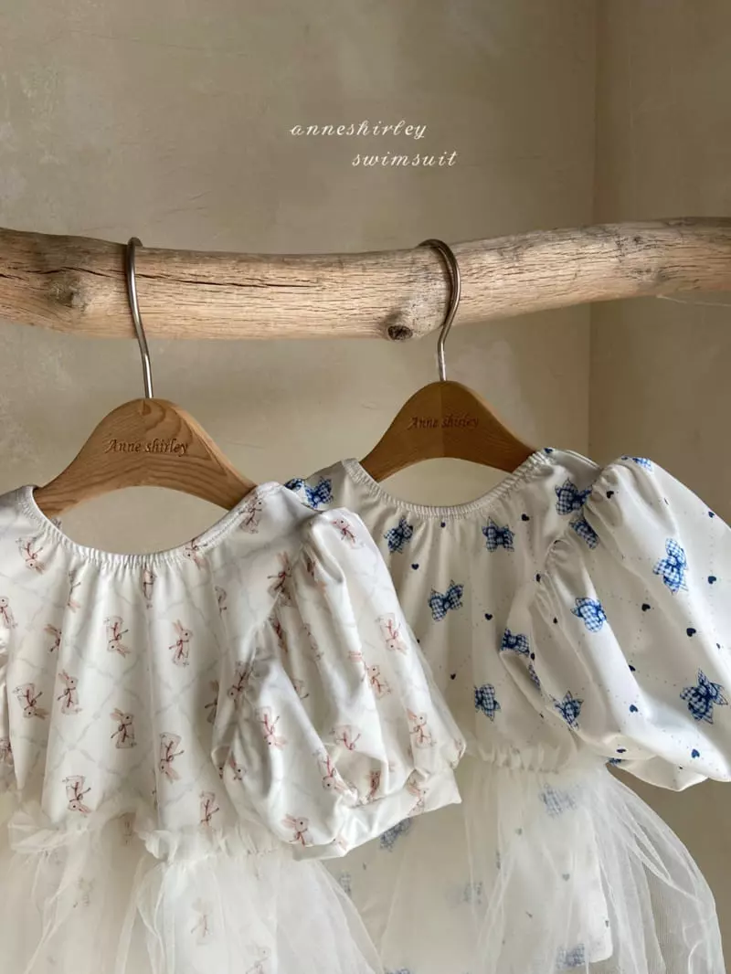 Anne Shirley - Korean Baby Fashion - #babyoutfit - Tutu Ribbon Swimwear with Hat - 8