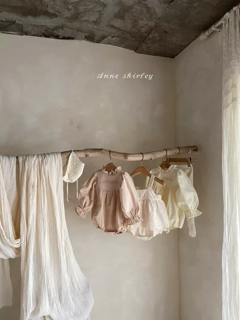 Anne Shirley - Korean Baby Fashion - #onlinebabyboutique - Tone And Tone Frill Bodysuit - 3
