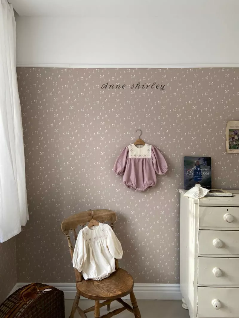 Anne Shirley - Korean Baby Fashion - #onlinebabyshop - Lelly Embrodiery Bodysuit