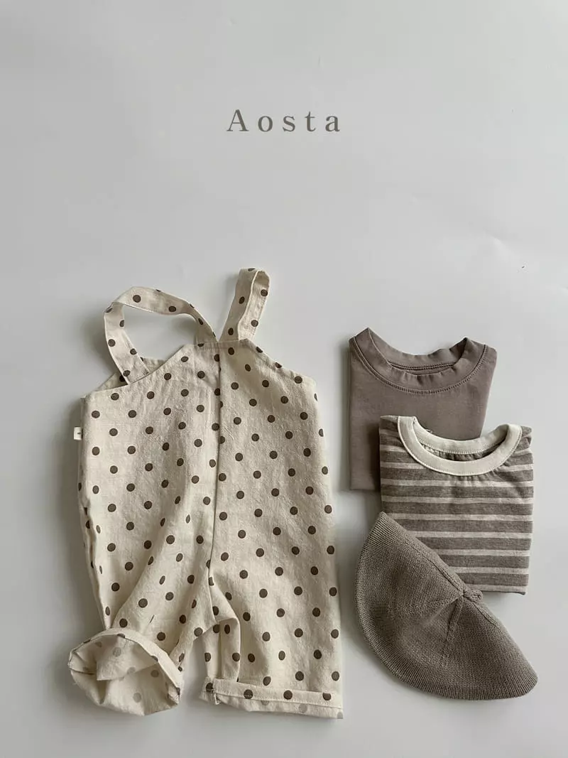 Aosta - Korean Baby Fashion - #babygirlfashion - cotton Overalls - 8