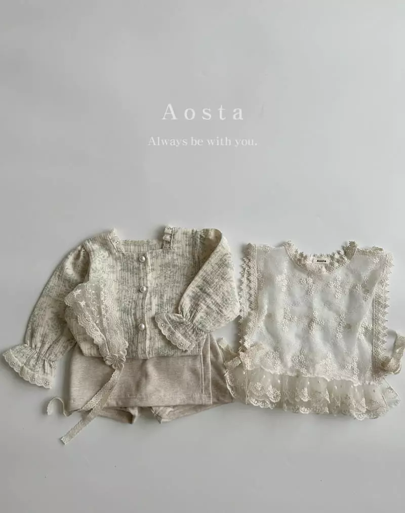 Aosta - Korean Children Fashion - #Kfashion4kids - Lace Vest - 5