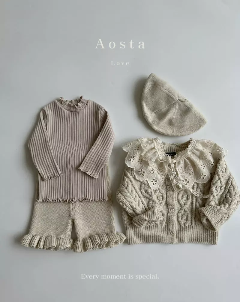 Aosta - Korean Children Fashion - #Kfashion4kids - Nijou Knit Pants - 8