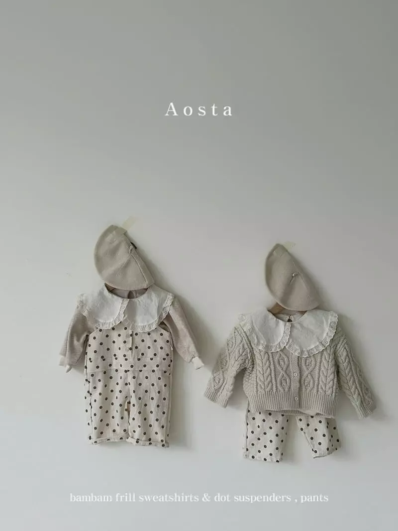 Aosta - Korean Children Fashion - #Kfashion4kids - Bambam Frill Sweatshirt - 9