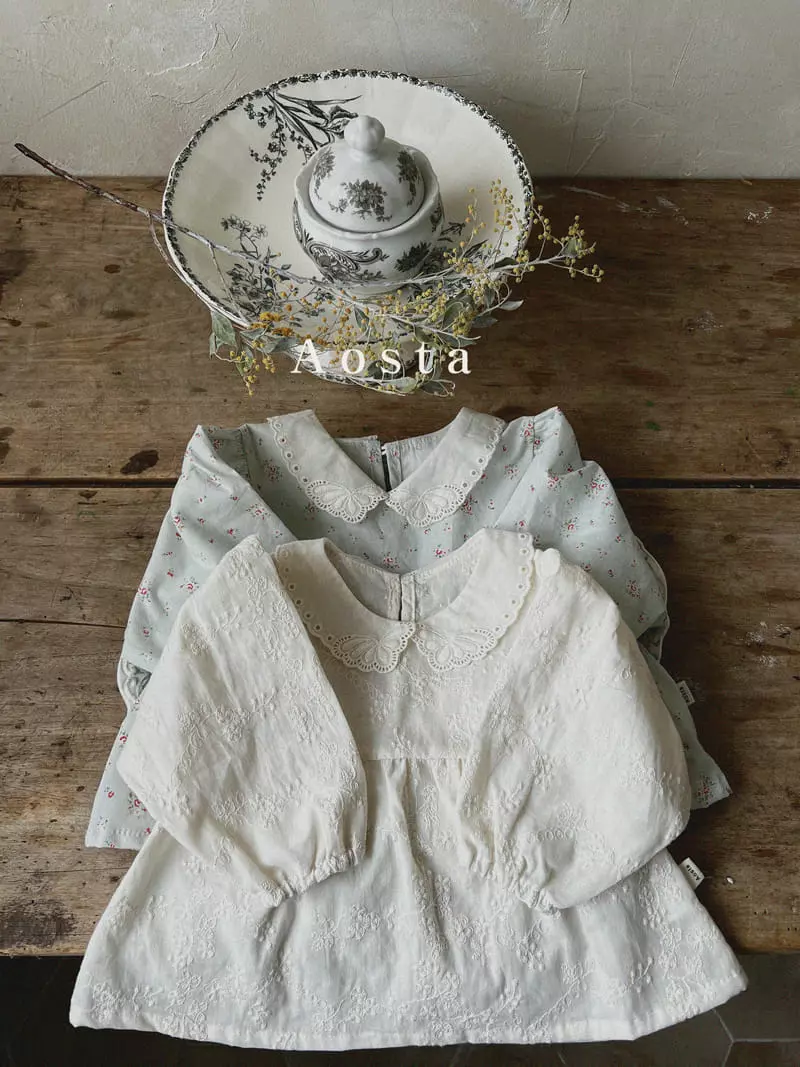 Aosta - Korean Children Fashion - #childofig - Vivie Blouse